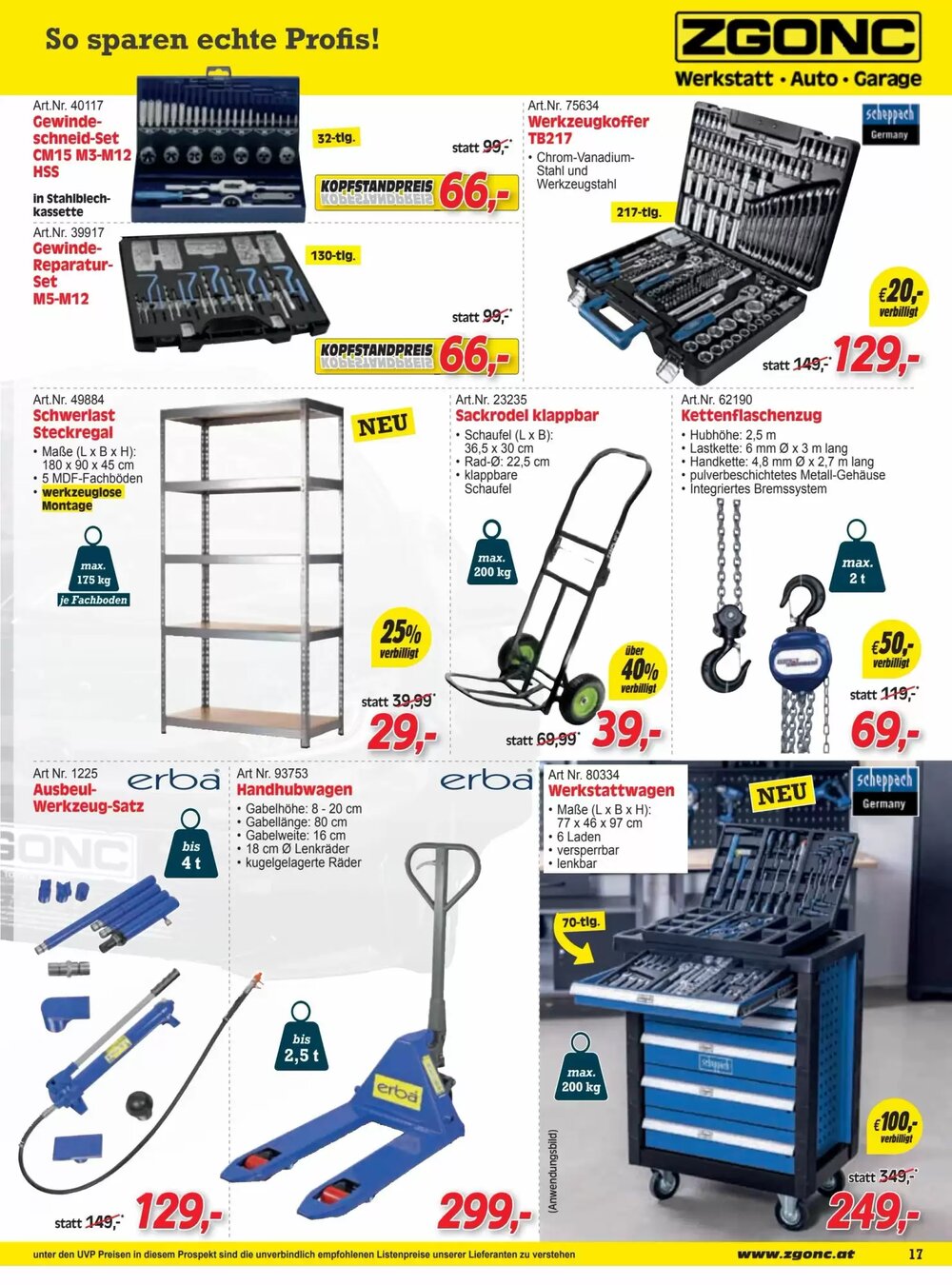 Zgonc Flugblatt (ab 15.01.2026) - Angebote und Prospekt - Seite 17