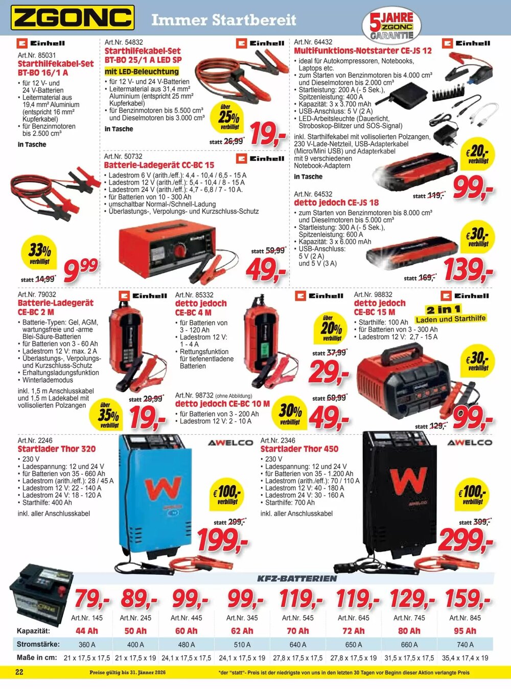 Zgonc Flugblatt (ab 15.01.2026) - Angebote und Prospekt - Seite 22