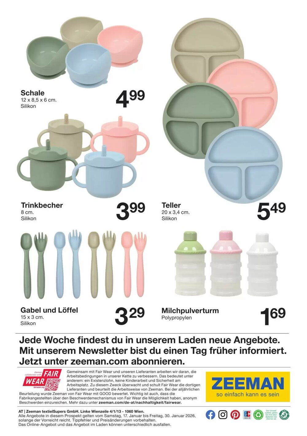 Zeeman Flugblatt (ab 17.01.2026) - Angebote und Prospekt - Seite 26