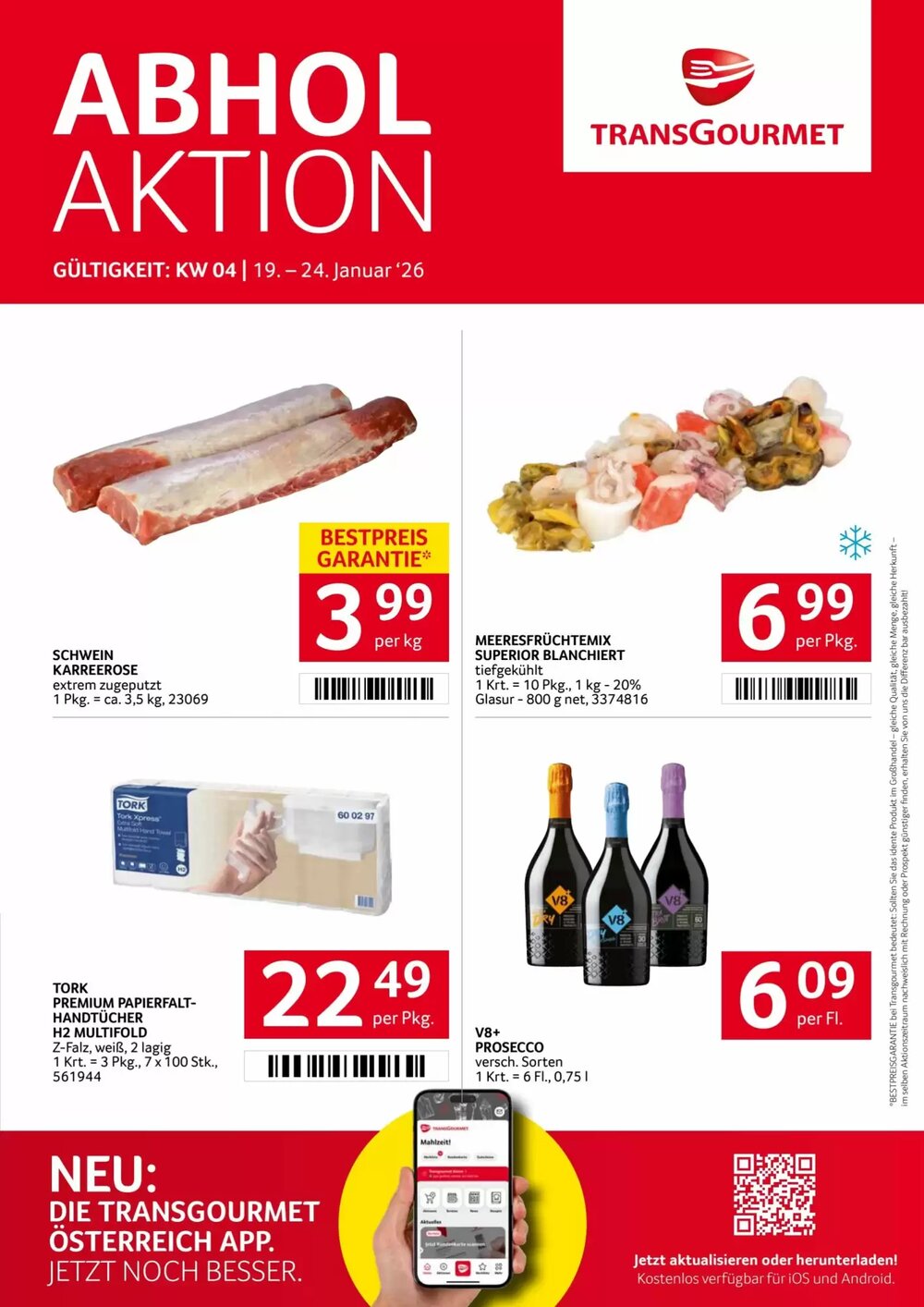 Transgourmet Flugblatt (ab 19.01.2026) - Angebote und Prospekt - Seite 1