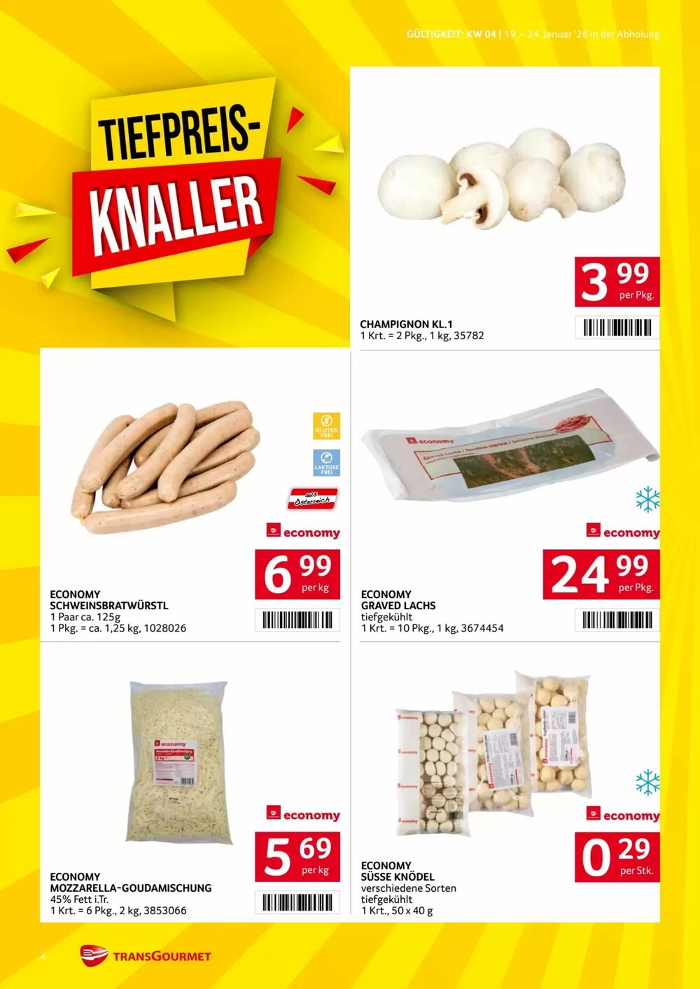 Transgourmet Flugblatt (ab 19.01.2026) - Angebote und Prospekt - Seite 4