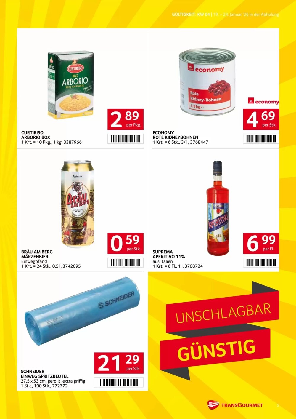 Transgourmet Flugblatt (ab 19.01.2026) - Angebote und Prospekt - Seite 5