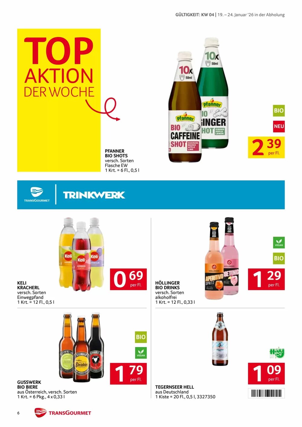 Transgourmet Flugblatt (ab 19.01.2026) - Angebote und Prospekt - Seite 6