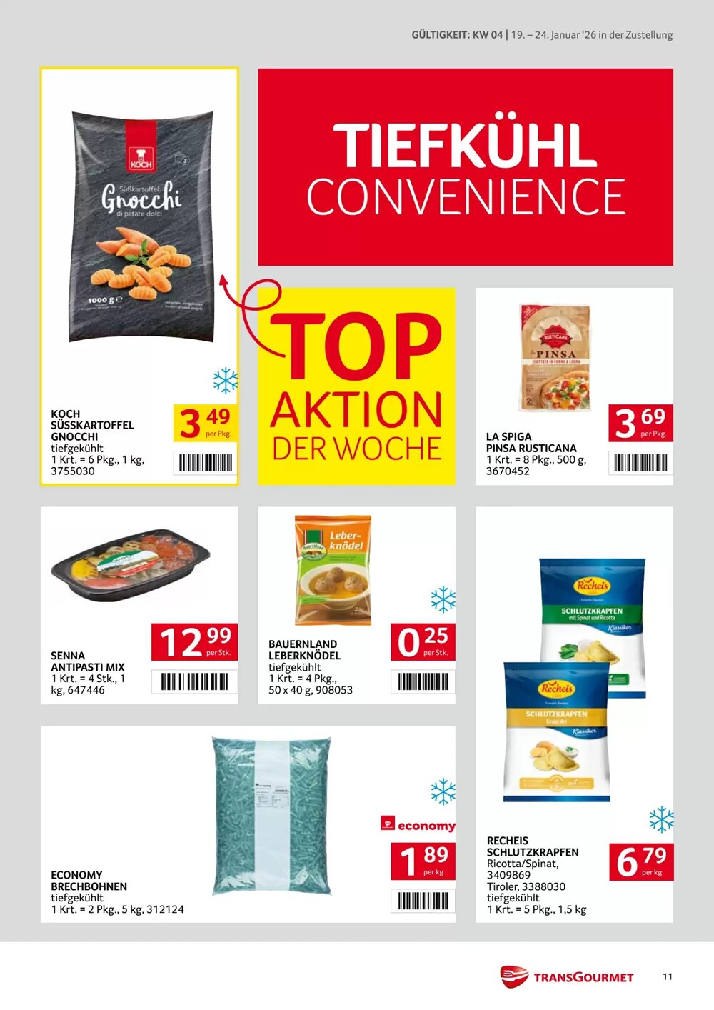 Transgourmet Flugblatt (ab 19.01.2026) - Angebote und Prospekt - Seite 11