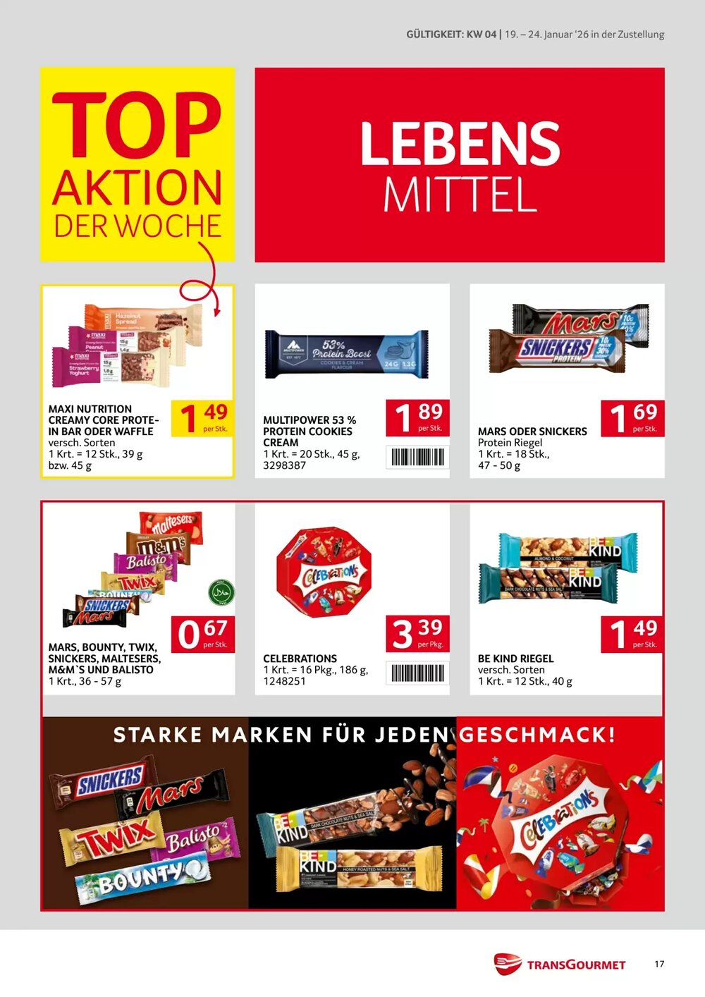 Transgourmet Flugblatt (ab 19.01.2026) - Angebote und Prospekt - Seite 17