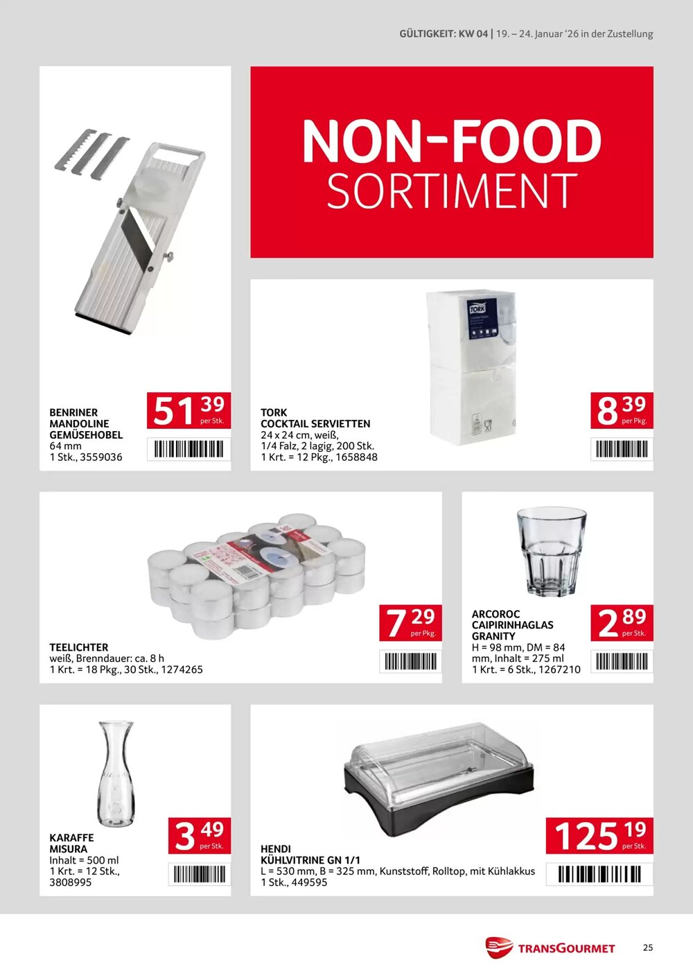 Transgourmet Flugblatt (ab 19.01.2026) - Angebote und Prospekt - Seite 25
