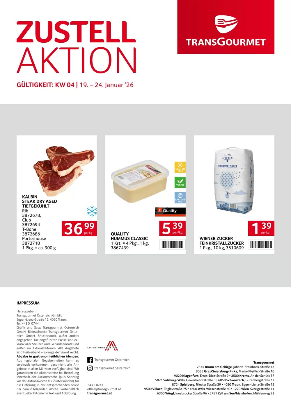 Transgourmet Flugblatt (ab 19.01.2026) - Angebote und Prospekt - Seite 28