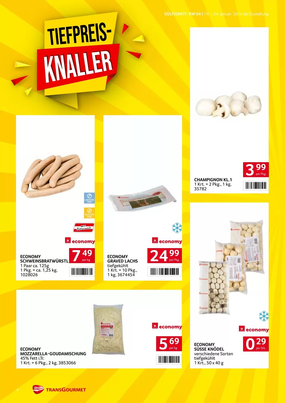 Transgourmet Flugblatt (ab 19.01.2026) - Angebote und Prospekt - Seite 4