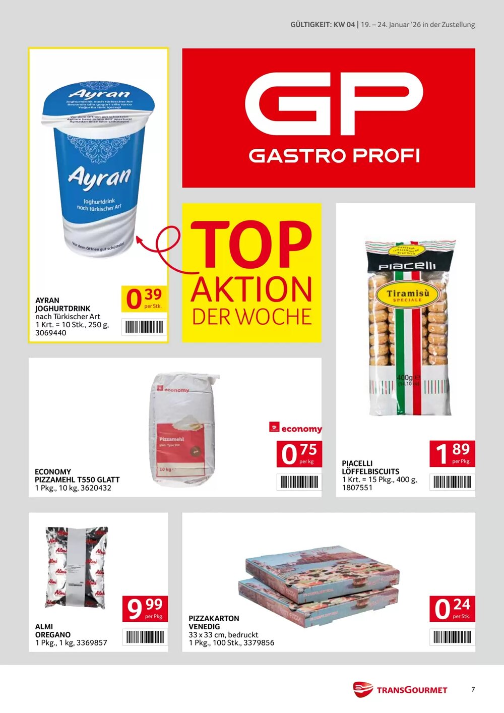 Transgourmet Flugblatt (ab 19.01.2026) - Angebote und Prospekt - Seite 7