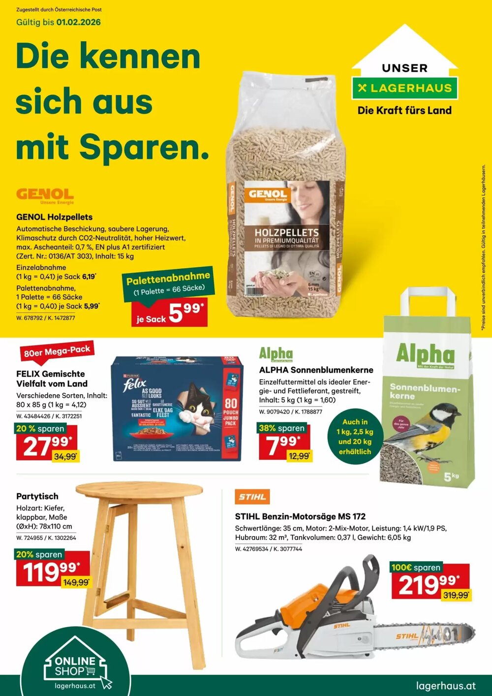 Lagerhaus Flugblatt (ab 19.01.2026) - Angebote und Prospekt - Seite 1