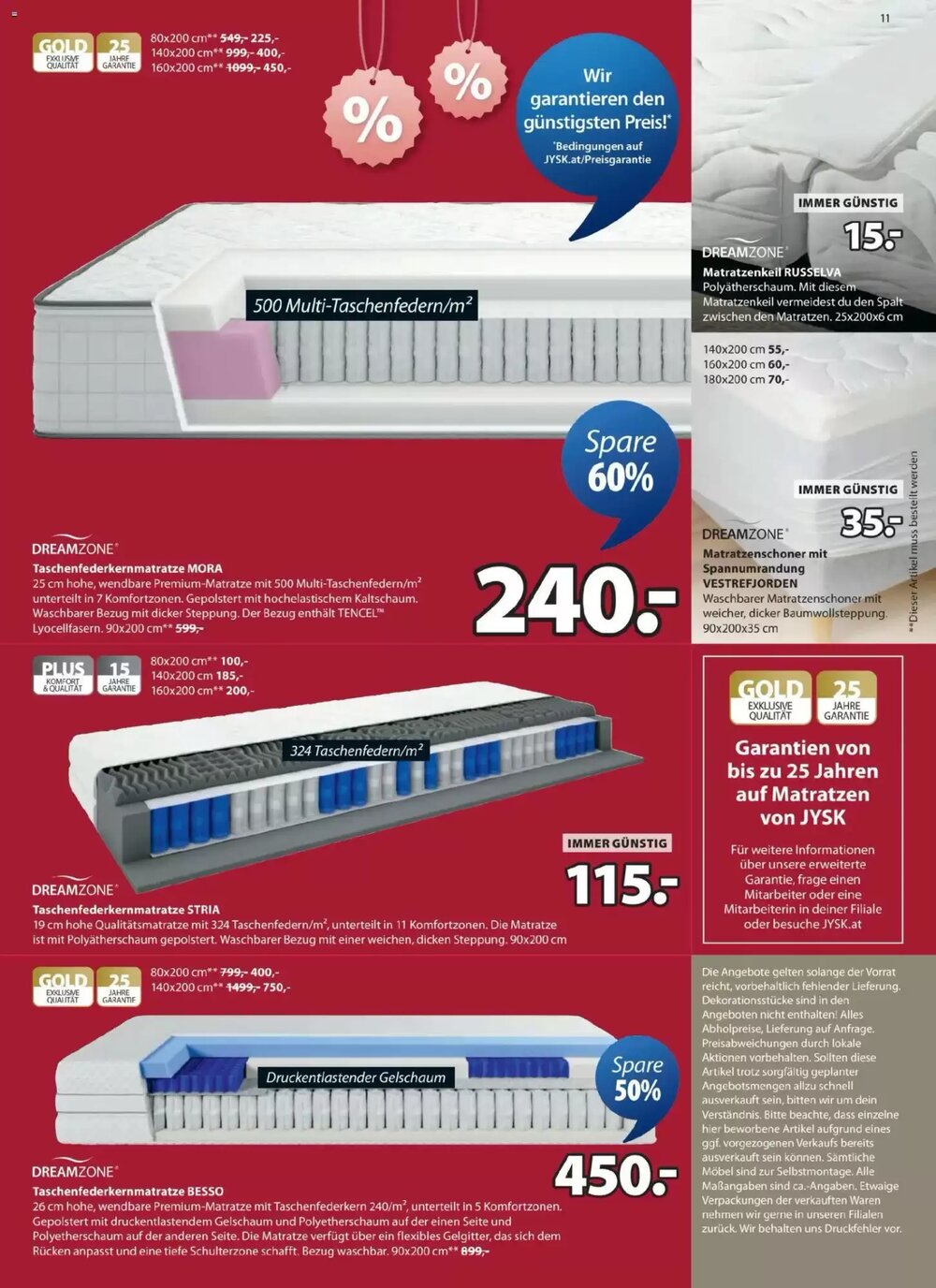 JYSK Flugblatt (ab 19.01.2026) - Angebote und Prospekt - Seite 11