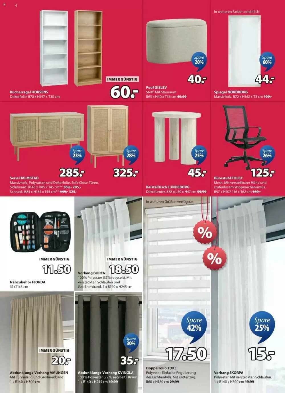 JYSK Flugblatt (ab 19.01.2026) - Angebote und Prospekt - Seite 4