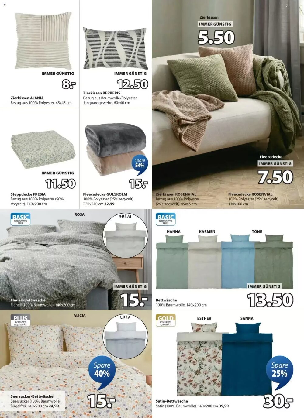 JYSK Flugblatt (ab 19.01.2026) - Angebote und Prospekt - Seite 7
