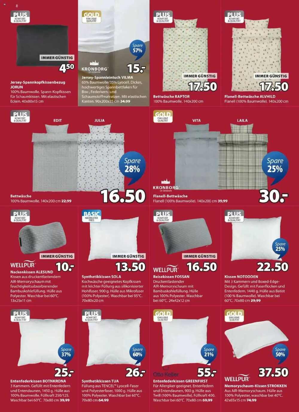 JYSK Flugblatt (ab 19.01.2026) - Angebote und Prospekt - Seite 8