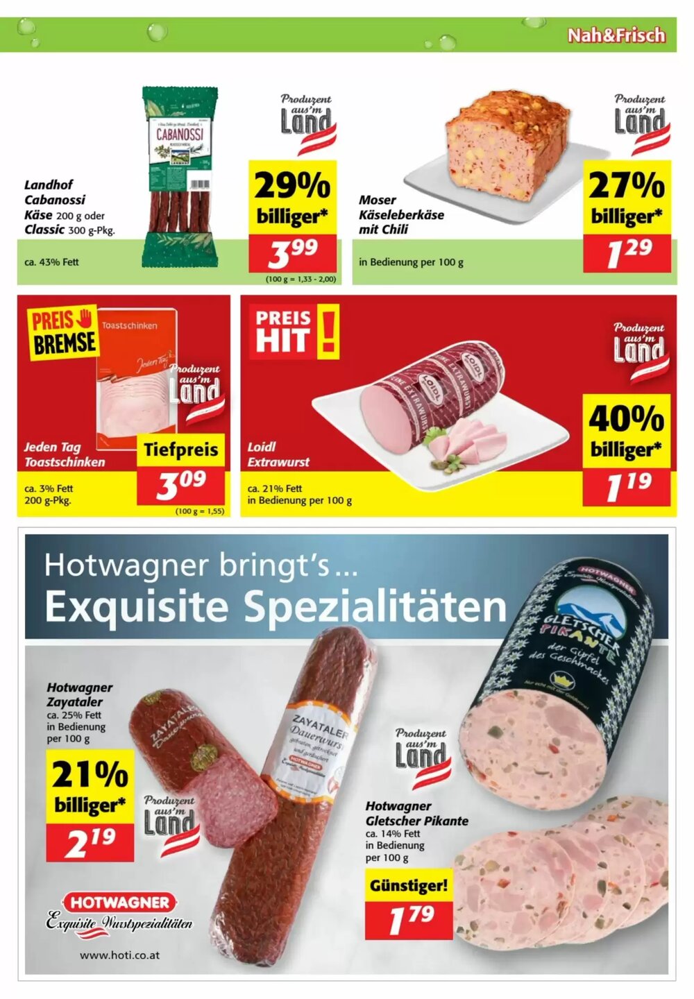 Nah&Frisch Flugblatt (ab 21.01.2026) - Angebote und Prospekt - Seite 3