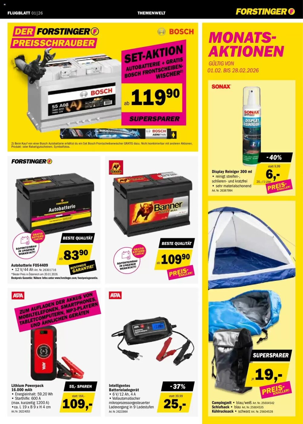 Forstinger Flugblatt (ab 21.01.2026) - Angebote und Prospekt - Seite 3