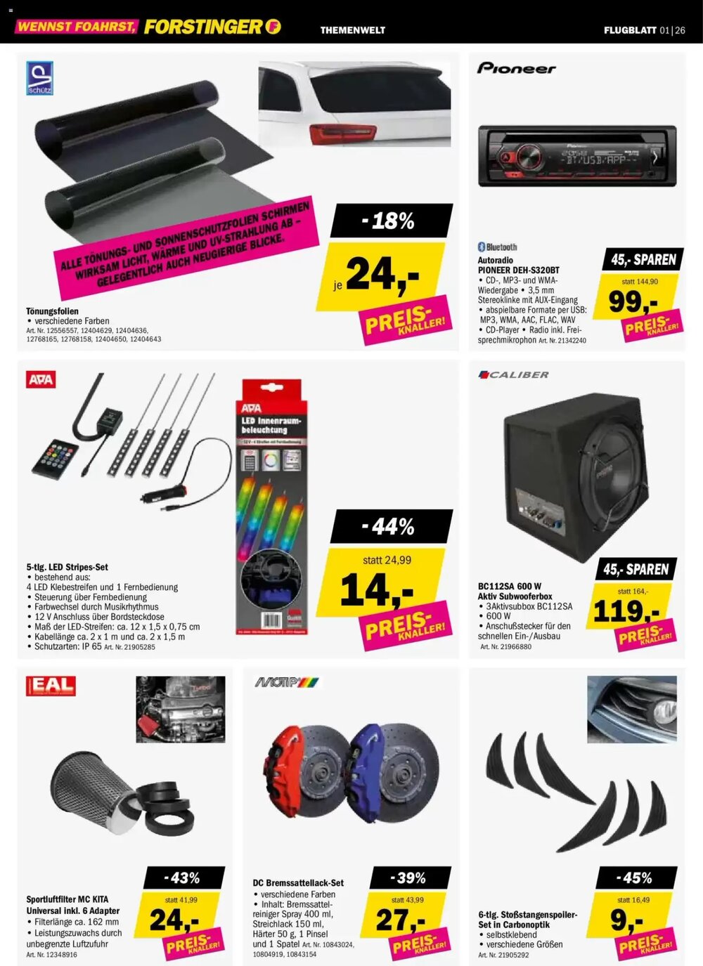 Forstinger Flugblatt (ab 21.01.2026) - Angebote und Prospekt - Seite 8