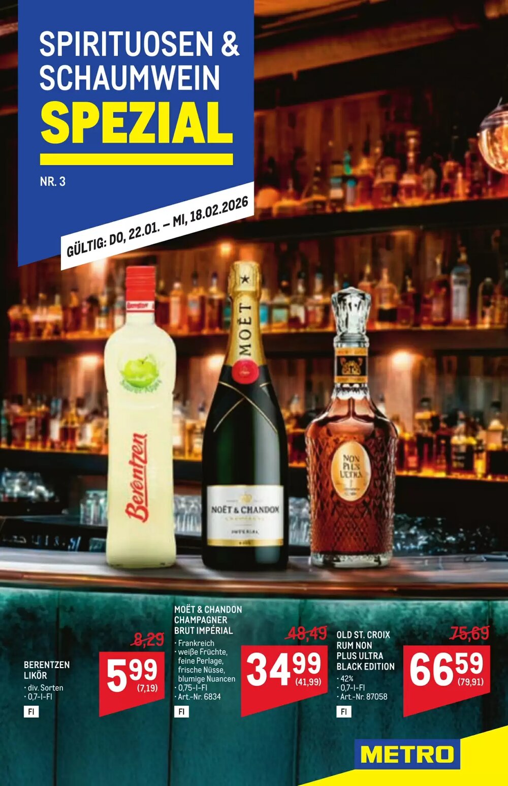 Metro Flugblatt (ab 22.01.2026) - Angebote und Prospekt - Seite 1