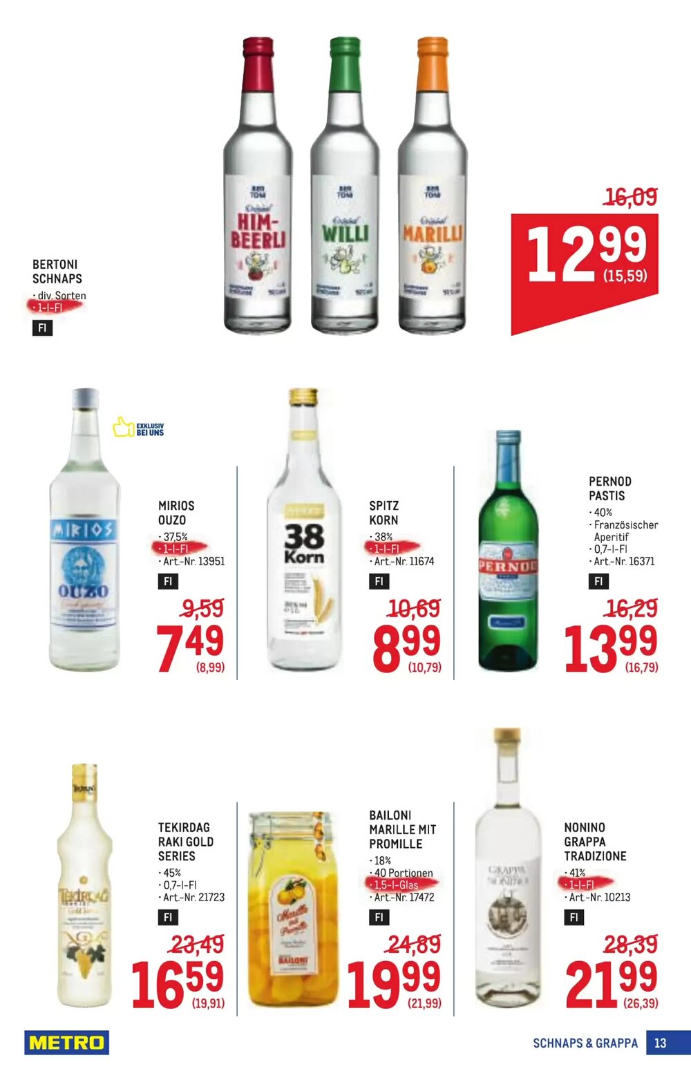 Metro Flugblatt (ab 22.01.2026) - Angebote und Prospekt - Seite 13