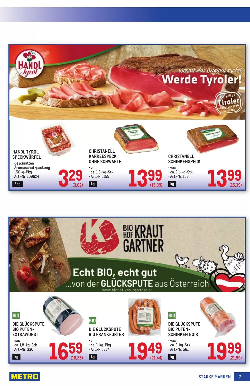 Metro Flugblatt (ab 22.01.2026) - Angebote und Prospekt - Seite 7