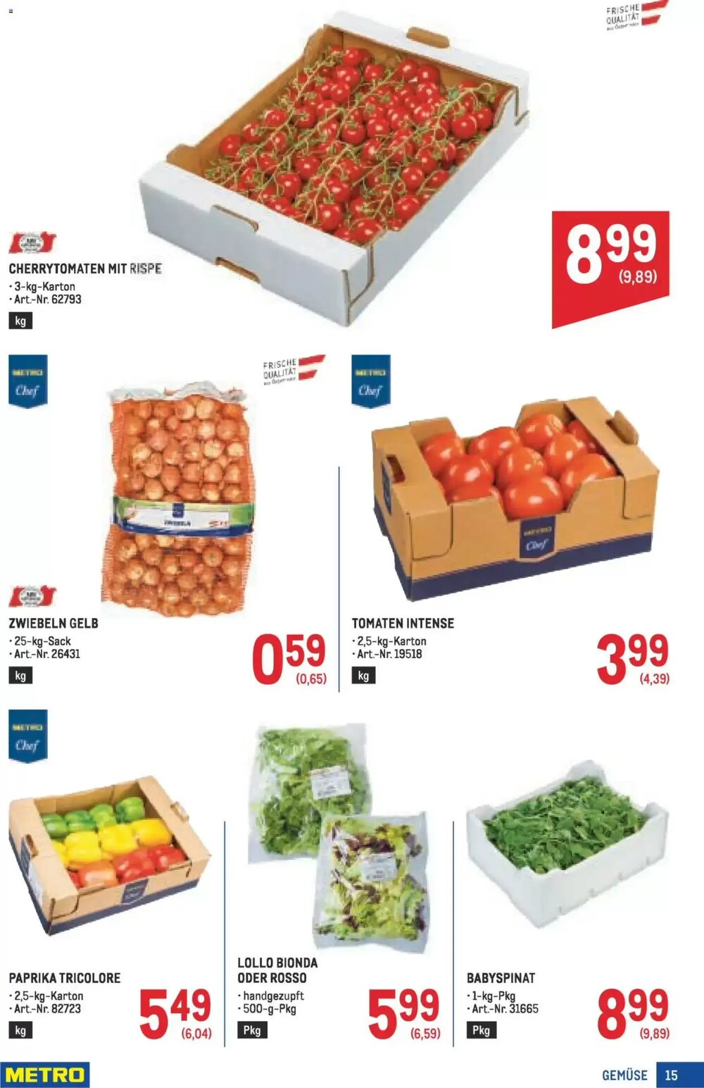 Metro Flugblatt (ab 22.01.2026) - Angebote und Prospekt - Seite 15