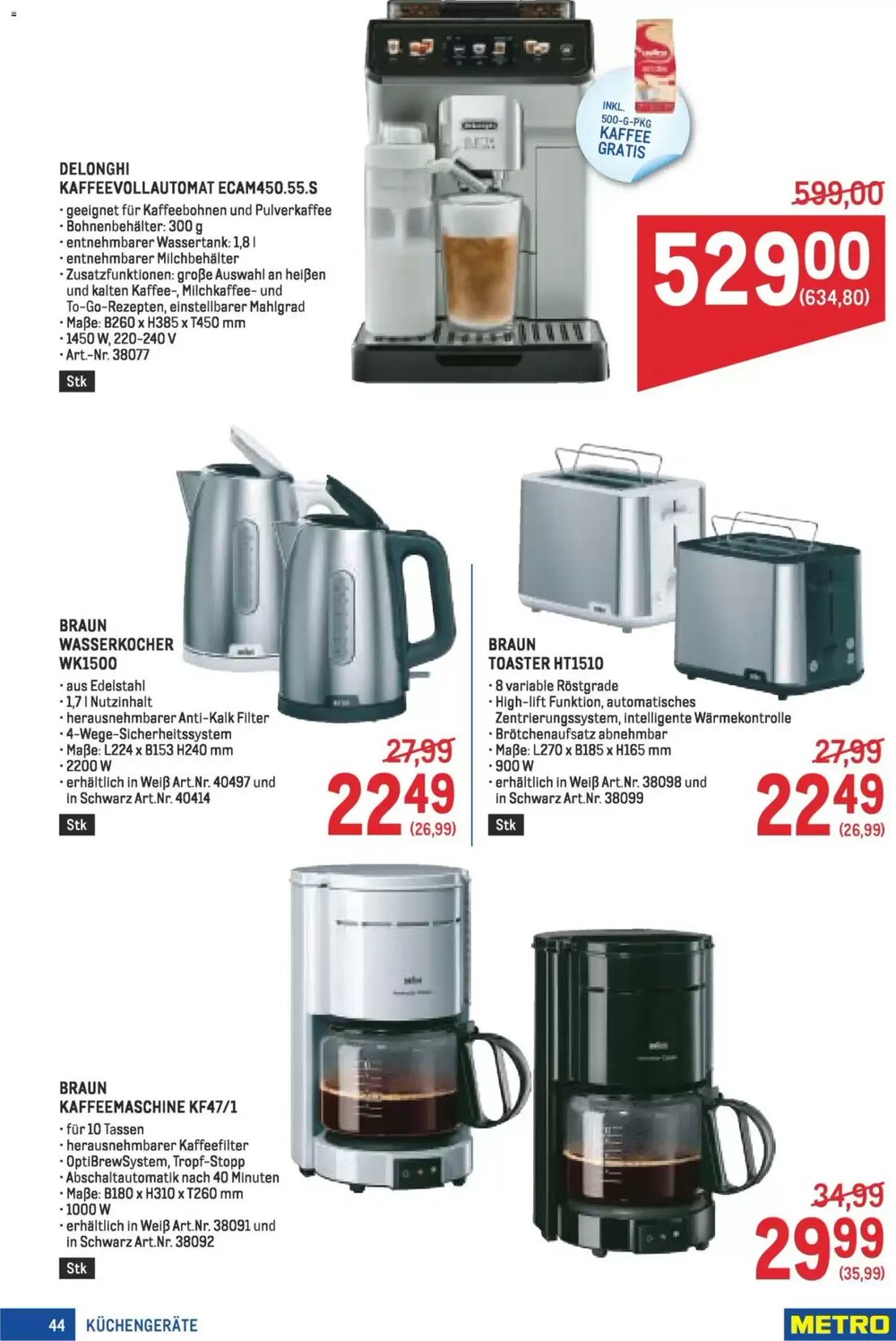 Metro Flugblatt (ab 22.01.2026) - Angebote und Prospekt - Seite 44