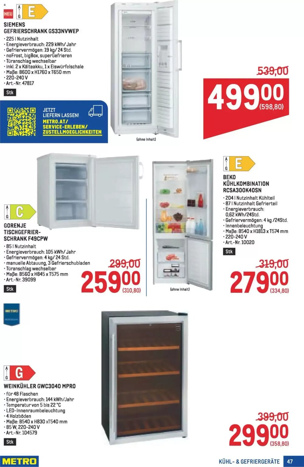 Metro Flugblatt (ab 22.01.2026) - Angebote und Prospekt - Seite 47