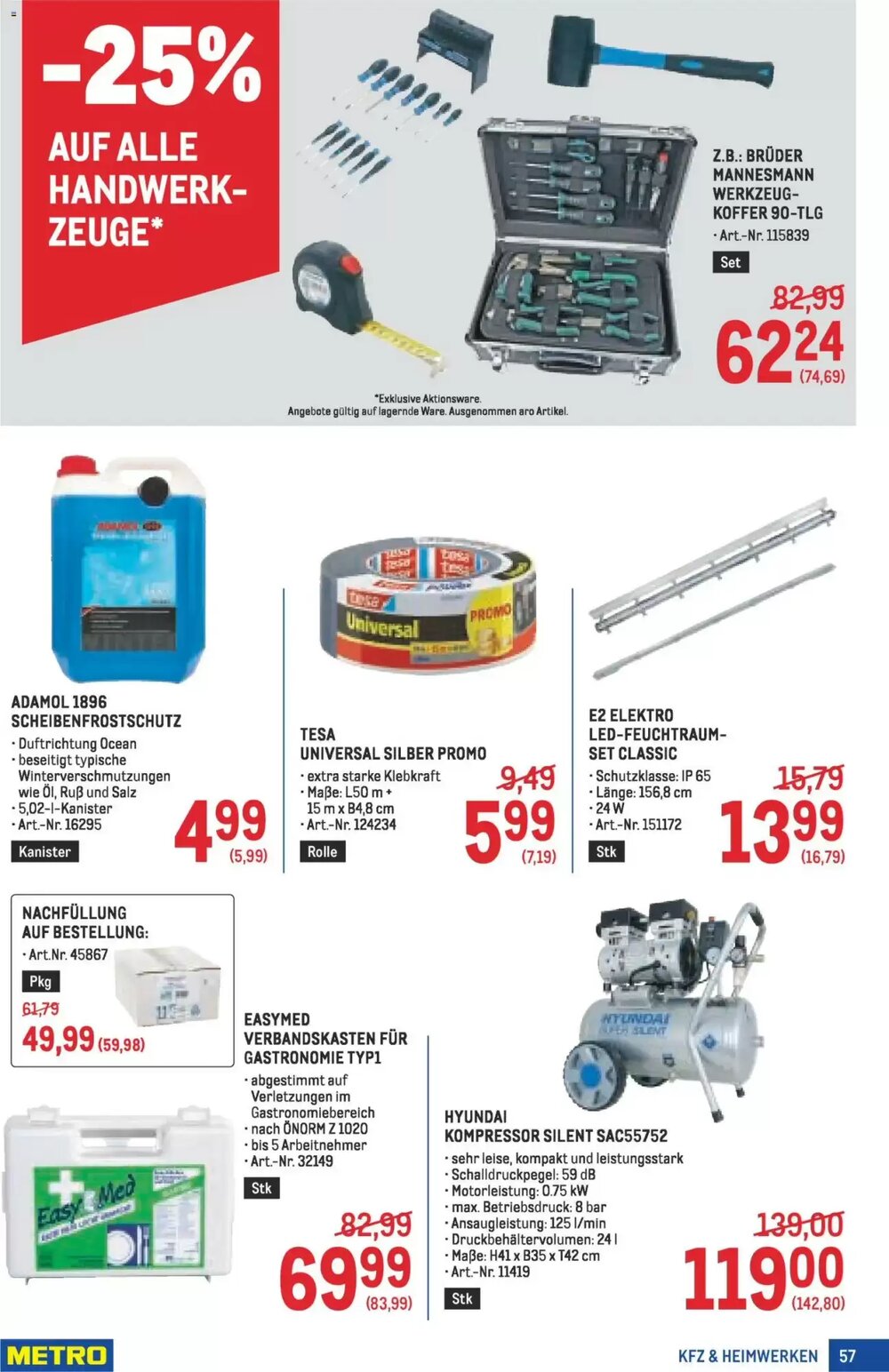 Metro Flugblatt (ab 22.01.2026) - Angebote und Prospekt - Seite 57