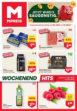 MPreis Flugblatt (ab 22.01.2026) - Angebote und Prospekt