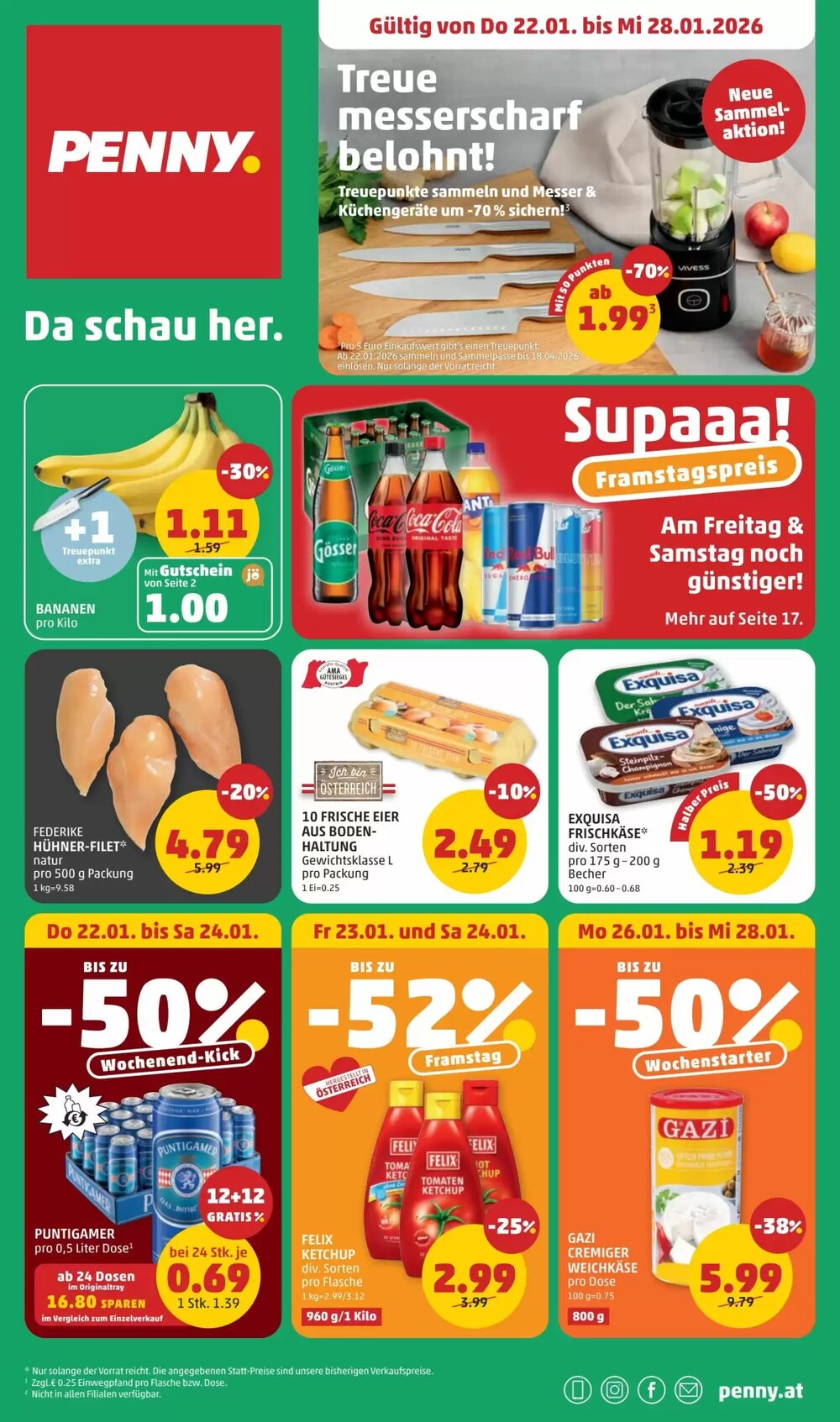 PENNY Flugblatt (ab 22.01.2026) - Angebote und Prospekt - Seite 1