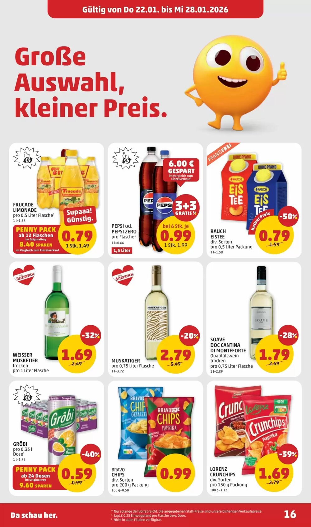 PENNY Flugblatt (ab 22.01.2026) - Angebote und Prospekt - Seite 16