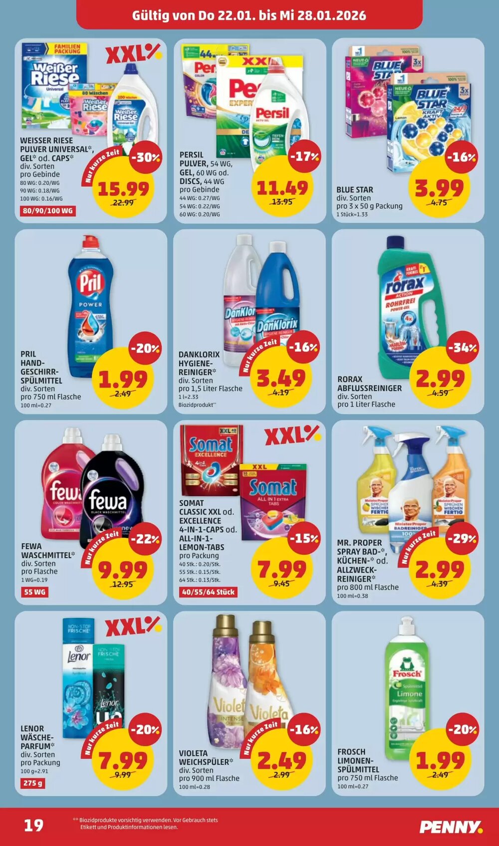 PENNY Flugblatt (ab 22.01.2026) - Angebote und Prospekt - Seite 19