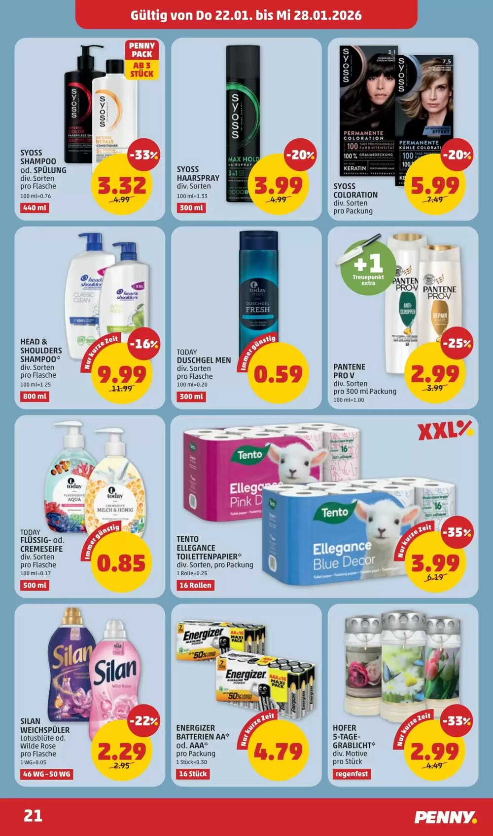 PENNY Flugblatt (ab 22.01.2026) - Angebote und Prospekt - Seite 21