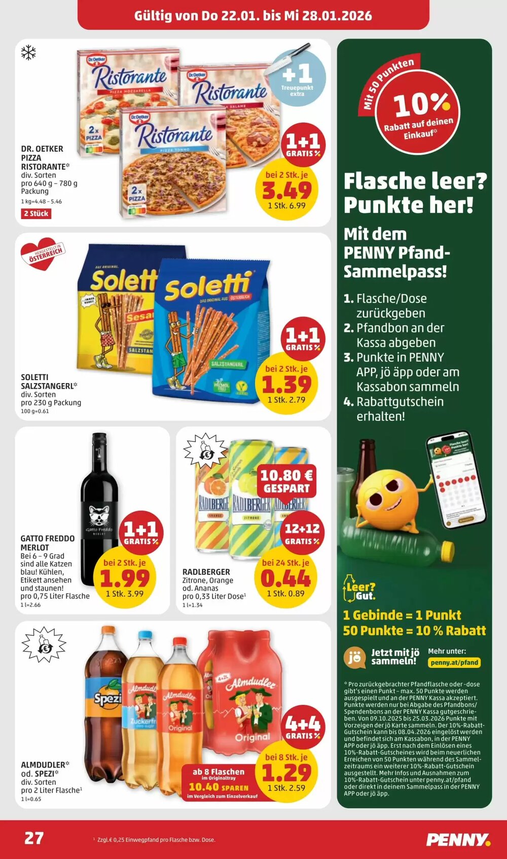 PENNY Flugblatt (ab 22.01.2026) - Angebote und Prospekt - Seite 27
