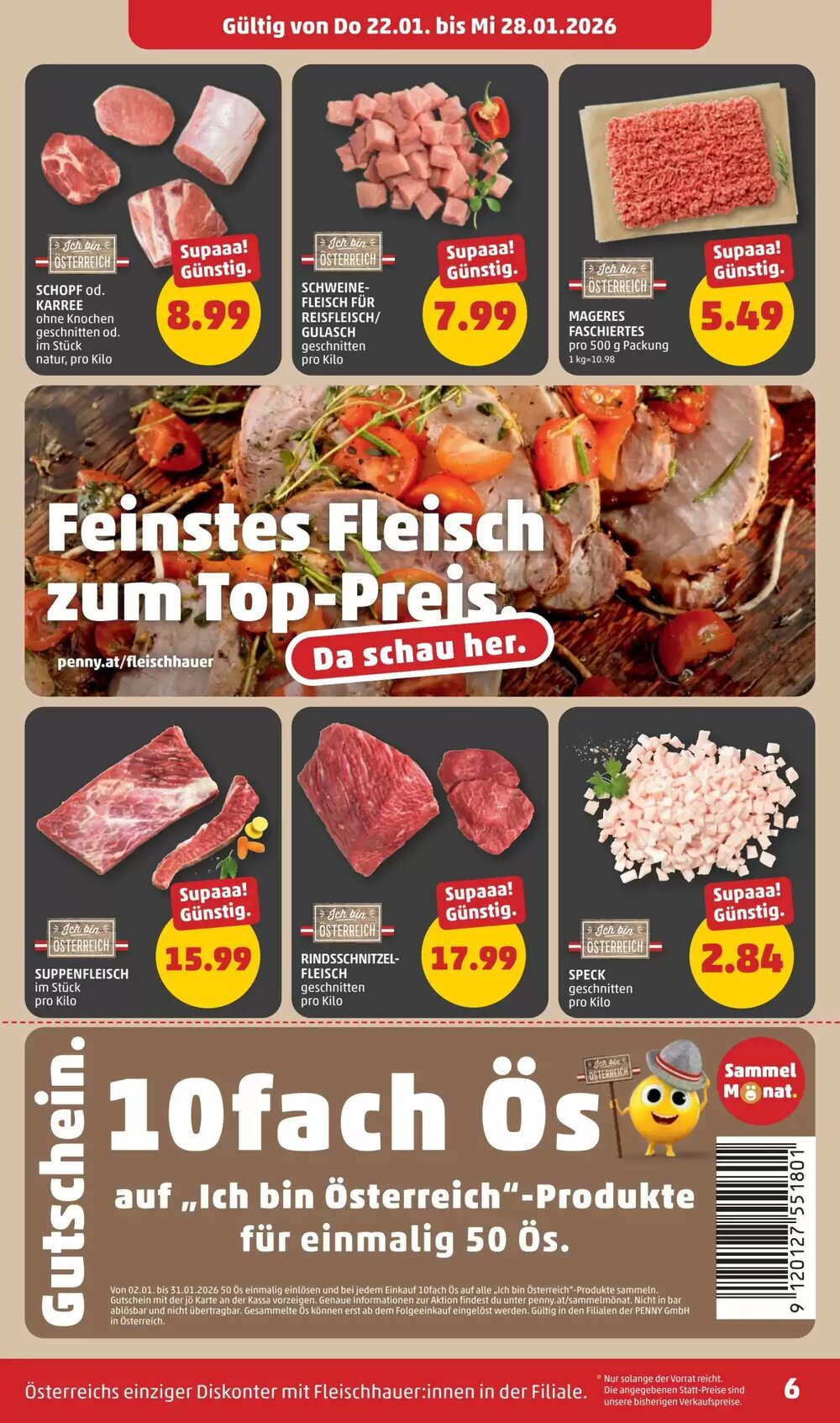 PENNY Flugblatt (ab 22.01.2026) - Angebote und Prospekt - Seite 6