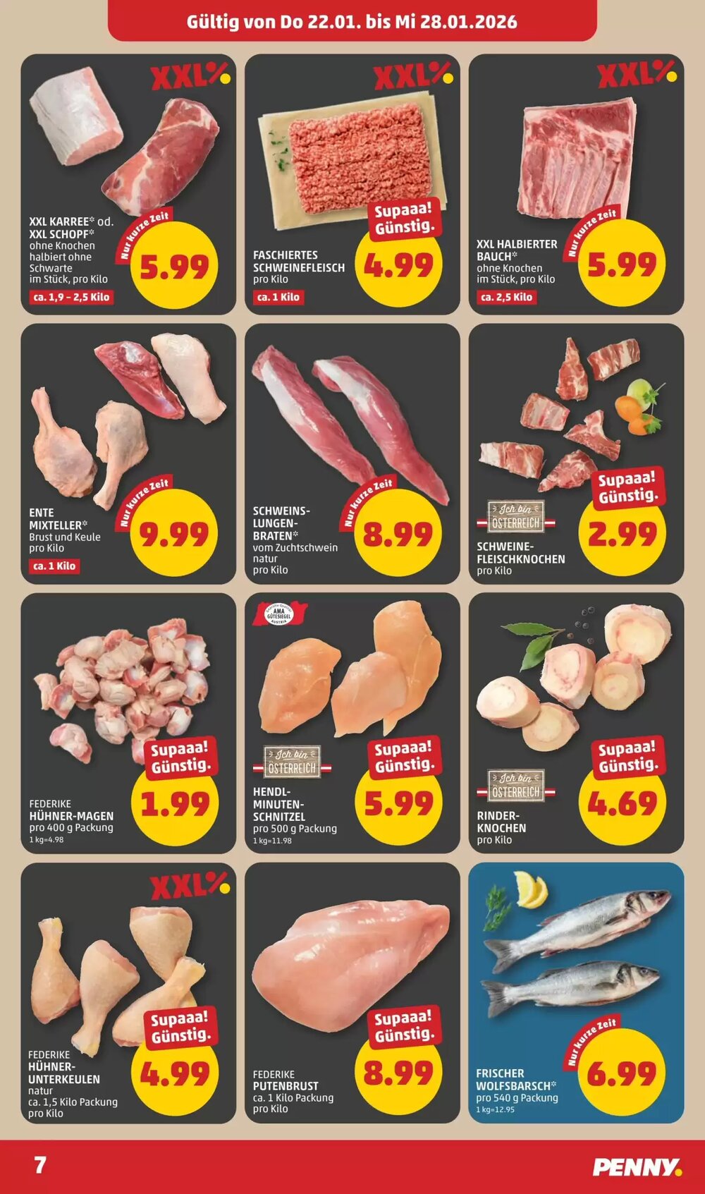 PENNY Flugblatt (ab 22.01.2026) - Angebote und Prospekt - Seite 7