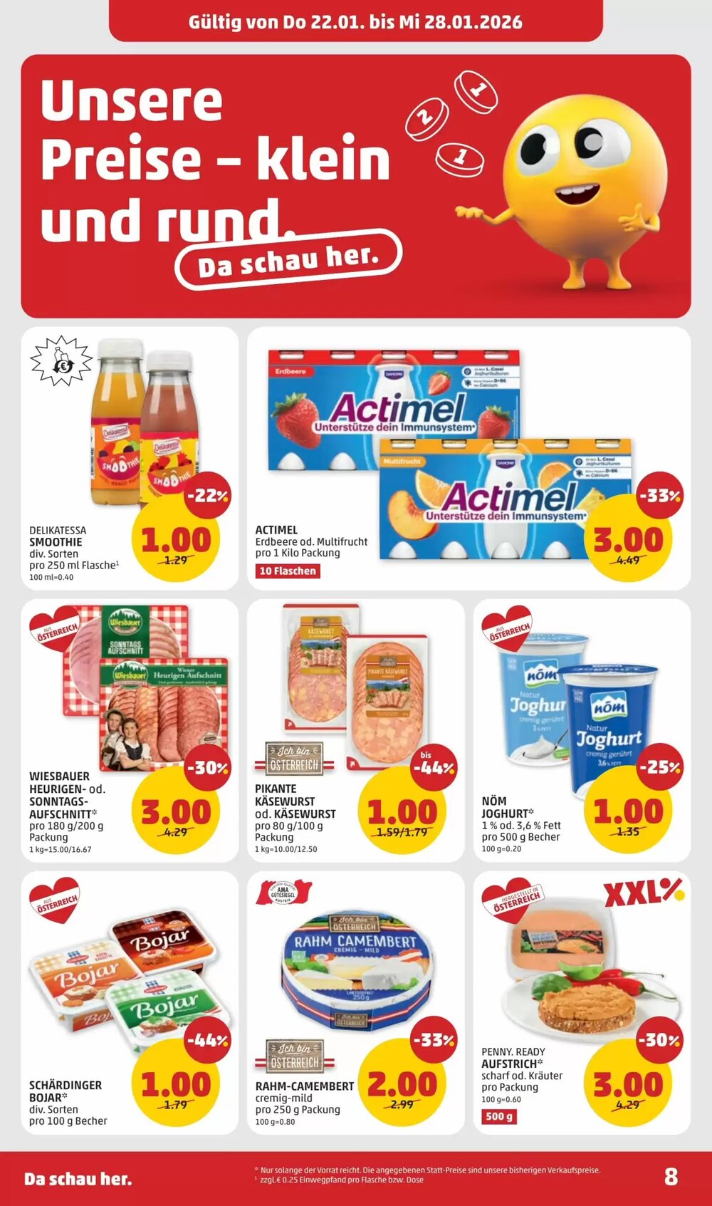 PENNY Flugblatt (ab 22.01.2026) - Angebote und Prospekt - Seite 8