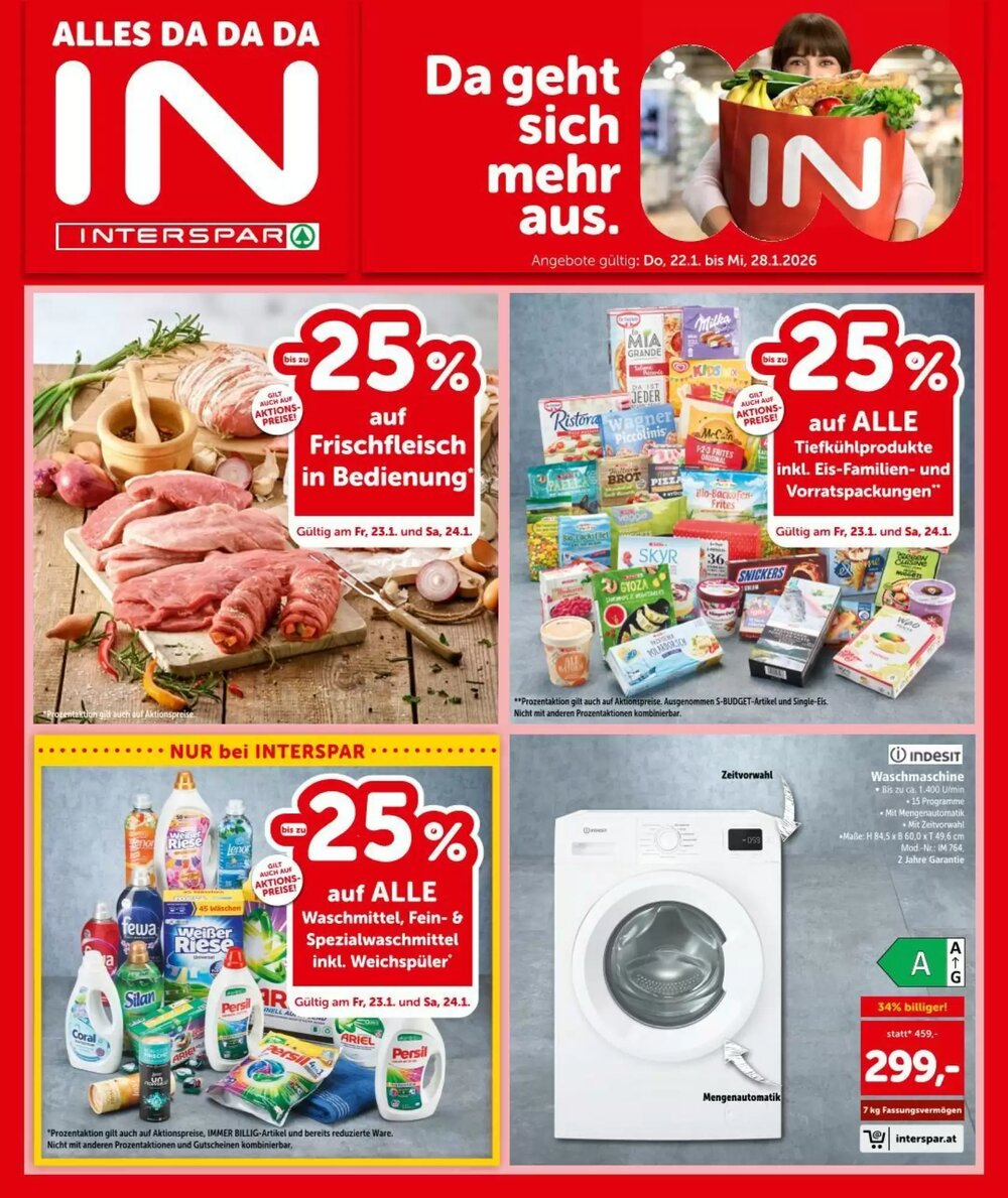 Interspar Flugblatt (ab 22.01.2026) - Angebote und Prospekt - Seite 1