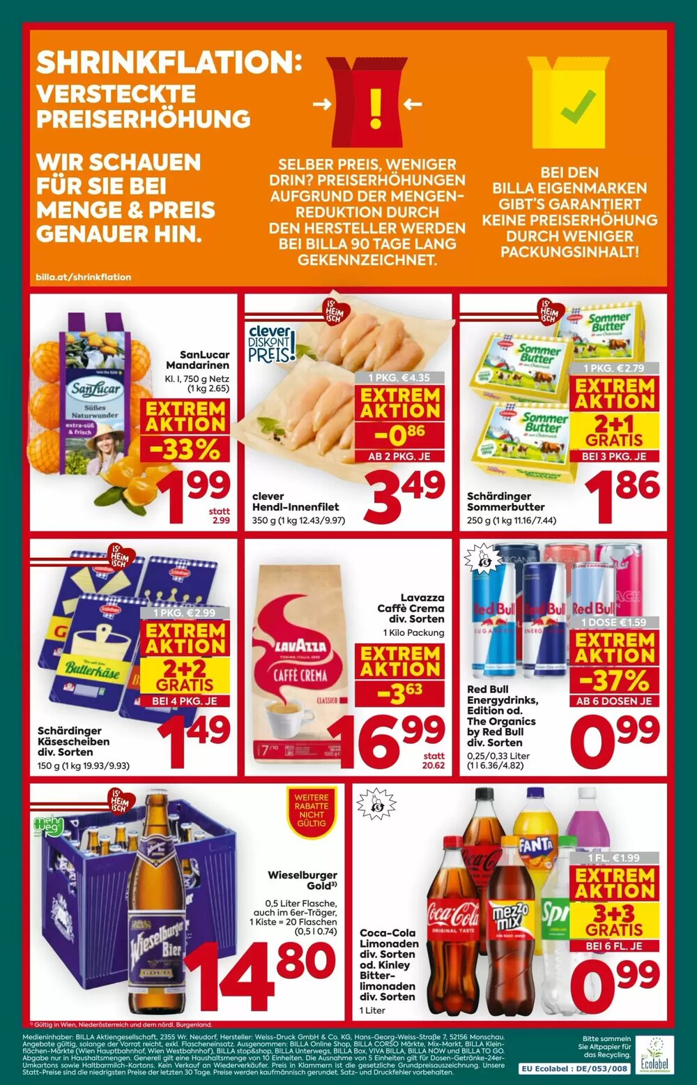 Billa Flugblatt (ab 22.01.2026) - Angebote und Prospekt - Seite 20