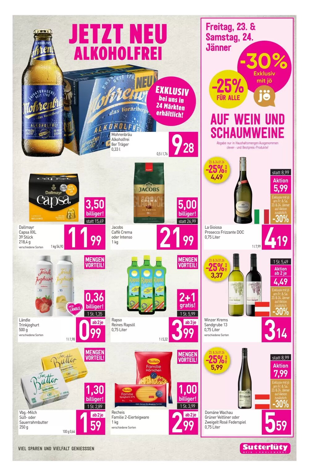 Sutterlüty Flugblatt (ab 22.01.2026) - Angebote und Prospekt - Seite 11