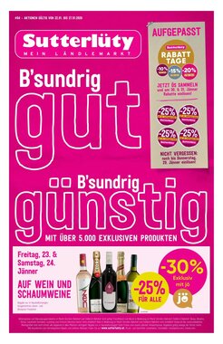 Sutterlüty Flugblatt (ab 22.01.2026) - Angebote und Prospekt