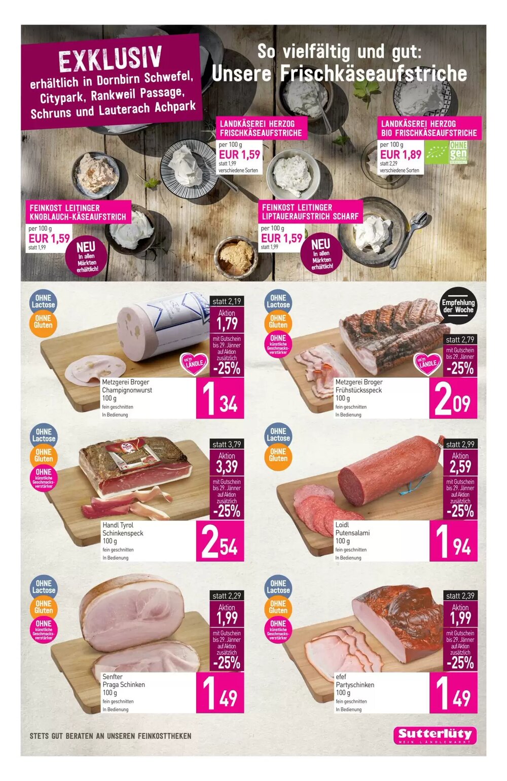 Sutterlüty Flugblatt (ab 22.01.2026) - Angebote und Prospekt - Seite 7