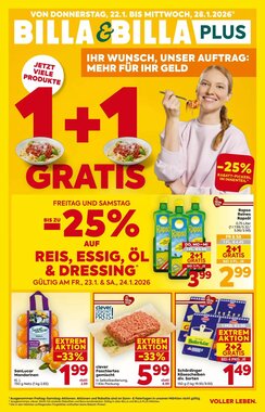 Billa Flugblatt (ab 22.01.2026) - Angebote und Prospekt