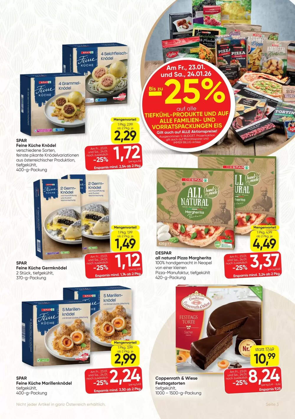 SPAR Gourmet Flugblatt (ab 22.01.2026) - Angebote und Prospekt - Seite 3
