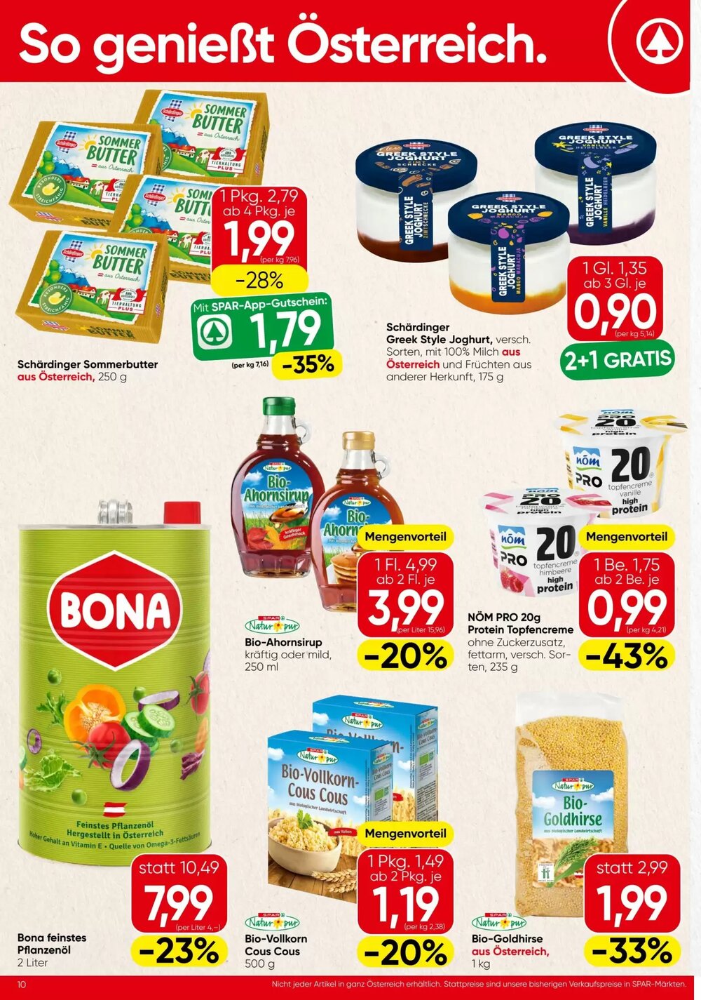 Spar Flugblatt (ab 22.01.2026) - Angebote und Prospekt - Seite 10