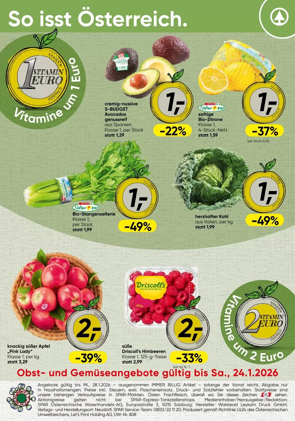 Spar Flugblatt (ab 22.01.2026) - Angebote und Prospekt - Seite 16