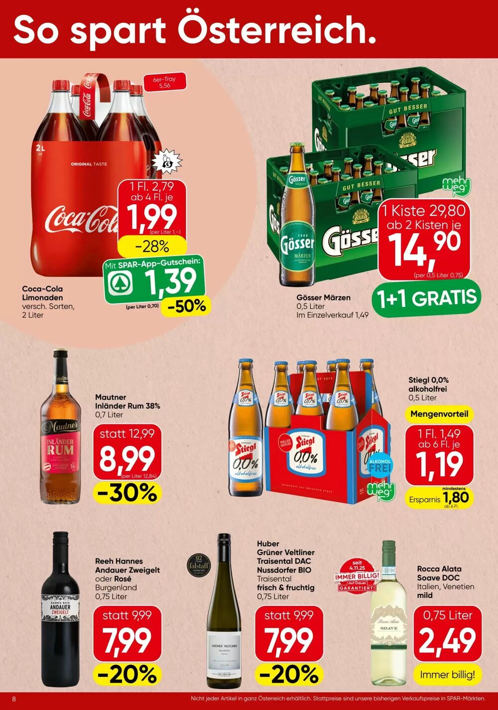 Spar Flugblatt (ab 22.01.2026) - Angebote und Prospekt - Seite 8