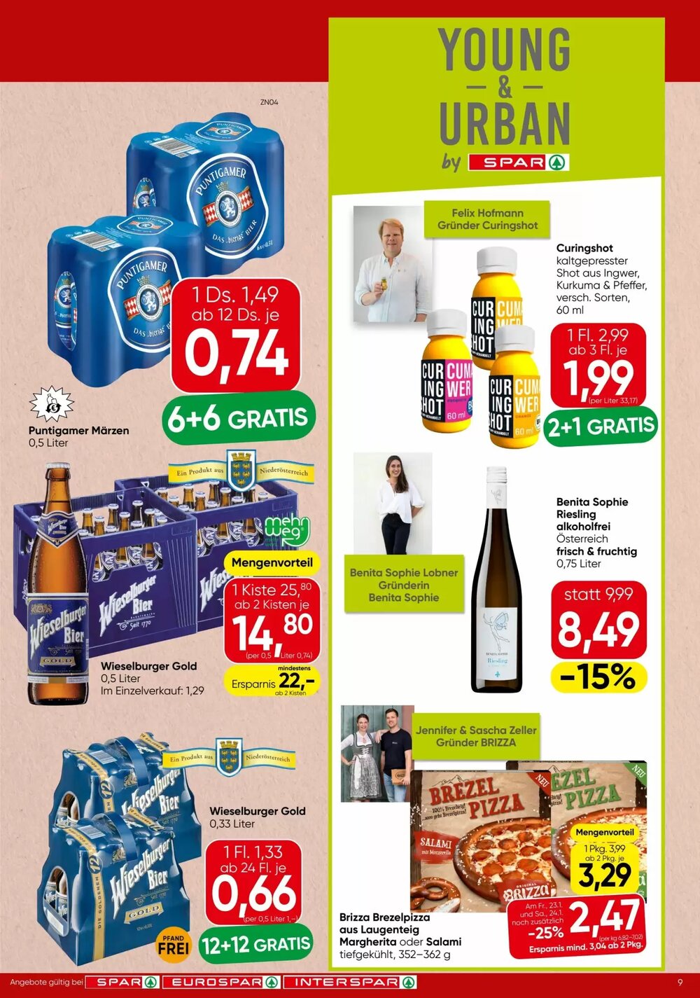 Spar Flugblatt (ab 22.01.2026) - Angebote und Prospekt - Seite 9