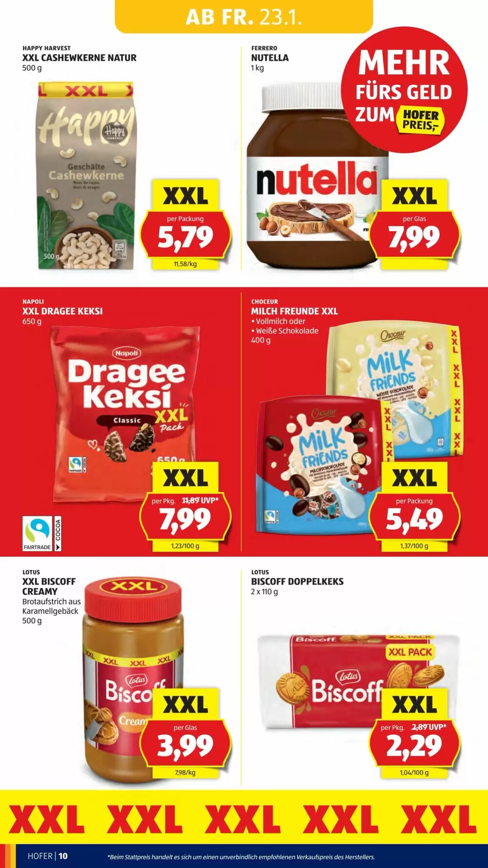 Hofer Flugblatt (ab 23.01.2026) - Angebote und Prospekt - Seite 12