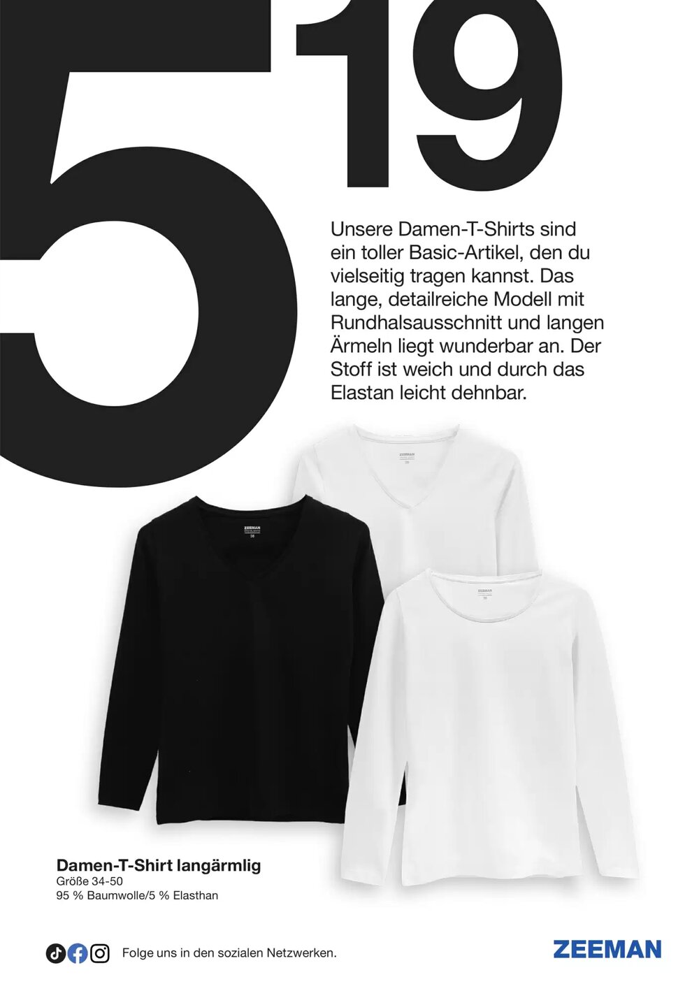 Zeeman Flugblatt (ab 24.01.2026) - Angebote und Prospekt - Seite 5